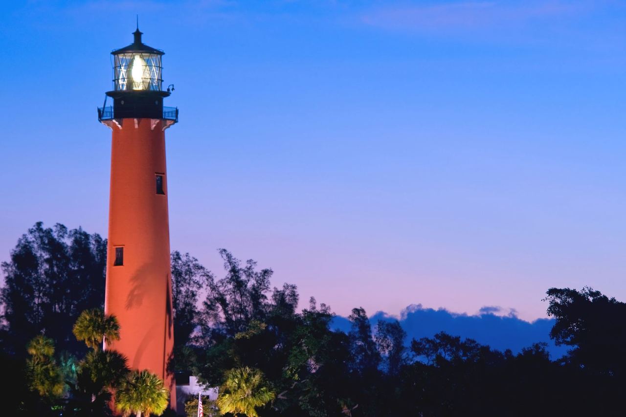 Jupiter Inlet at dusk — home waters for The Keavy Group mortgage team